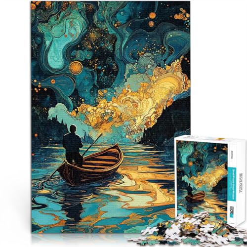 Teenager-Puzzle 1000 Teile Stressabbau – Staycation – Zeit totschlagen Einsamer Bootsmann Einzigartige Wohndekoration und Geschenke52x38cm Teenager-Puzzle 1000 Teile Stressabbau – Staycation – Zeit totschlagen Einsamer Bootsmann Einzigartige Wohndekoration und Geschenke52x38cm von QVKZLYFXN