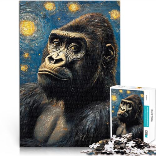 Teenager-Puzzles 1000 Teile Anspruchsvoll, Aber lustig und humorvoll Gorilla Sternennacht Wunschliste mit dem Weihnachtsmann50x70cm Teenager-Puzzles 1000 Teile Anspruchsvoll, Aber lustig und humorvoll Gorilla Sternennacht Wunschliste mit dem Weihnachtsmann50x70cm von QVKZLYFXN