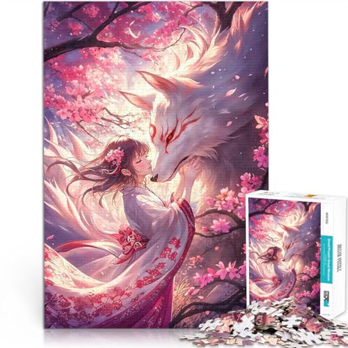 Teenager-Puzzles 1000 Teile Dekomprimierendes intellektuelles Lernspielzeug Kitsune ätherische Bindung Wohnkunstdekor75x50cm Teenager-Puzzles 1000 Teile Dekomprimierendes intellektuelles Lernspielzeug Kitsune ätherische Bindung Wohnkunstdekor75x50cm von QVKZLYFXN