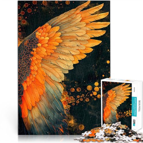 Teenager-Puzzles 1000 Teile Dekomprimierendes intellektuelles Lernspielzeug Rechter Engelsflügel Die Liebe zwischen Paaren stärken52x38cm Teenager-Puzzles 1000 Teile Dekomprimierendes intellektuelles Lernspielzeug Rechter Engelsflügel Die Liebe zwischen Paaren stärken52x38cm von QVKZLYFXN