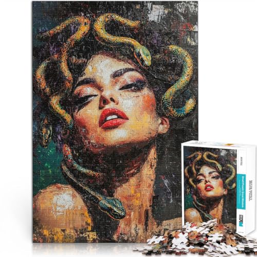 Teenager-Puzzles 1000 Teile Geschenke zum Suchbegriff: Herausfordernde Spiele Medusa mit Schlangen Wichtelgeschenke75x50cm Teenager-Puzzles 1000 Teile Geschenke zum Suchbegriff: Herausfordernde Spiele Medusa mit Schlangen Wichtelgeschenke75x50cm von QVKZLYFXN
