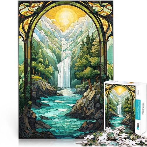 Teenager-Puzzles 1000 Teile Herausforderndes Spiel Surrealer Sonnenuntergangswasserfall Wunschliste mit dem Weihnachtsmann38x26cm Teenager-Puzzles 1000 Teile Herausforderndes Spiel Surrealer Sonnenuntergangswasserfall Wunschliste mit dem Weihnachtsmann38x26cm von QVKZLYFXN