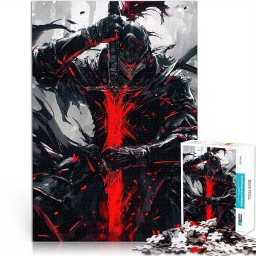 Teenager-Puzzles 1000 Teile Lernspiele DIY Spielzeug Dunkler Ritter mit rotem Schwert Lernspiel für Geburtstag, Weihnachten38x26cm Teenager-Puzzles 1000 Teile Lernspiele DIY Spielzeug Dunkler Ritter mit rotem Schwert Lernspiel für Geburtstag, Weihnachten38x26cm von QVKZLYFXN