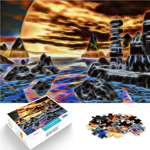 Teenager-Puzzles 1000 Teile Trainieren Sie Ihr Gehirn und Ihre Hände Außerirdische Landschaft Künstlersammlung, Bildende Kunst75x50cm Teenager-Puzzles 1000 Teile Trainieren Sie Ihr Gehirn und Ihre Hände Außerirdische Landschaft Künstlersammlung, Bildende Kunst75x50cm von QVKZLYFXN