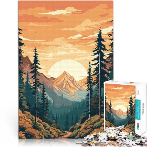 Teenager-Puzzles 1000 Teile Trainieren Sie Ihr Gehirn und Ihre Hände Retro Berg Vintage Lernspiel für Geburtstag, Weihnachten52x38cm Teenager-Puzzles 1000 Teile Trainieren Sie Ihr Gehirn und Ihre Hände Retro Berg Vintage Lernspiel für Geburtstag, Weihnachten52x38cm von QVKZLYFXN