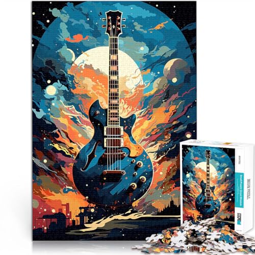 Teenager-Puzzles 1000 Teile für Lernspiel-Herausforderungsspielzeug Harmonie für die E-Gitarre Geburtstagsgeschenk, Geschenke38x26cm Teenager-Puzzles 1000 Teile für Lernspiel-Herausforderungsspielzeug Harmonie für die E-Gitarre Geburtstagsgeschenk, Geschenke38x26cm von QVKZLYFXN