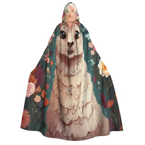 QVUEagriSJ Kapuzenumhang Halloween Kapuzenumhang Uni Halloween Umhang Blume Alpaka Kapuzenmantel Cosplay Kostüme QVUEagriSJ Kapuzenumhang Halloween Kapuzenumhang Uni Halloween Umhang Blume Alpaka Kapuzenmantel Cosplay Kostüme von QVUEagriSJ