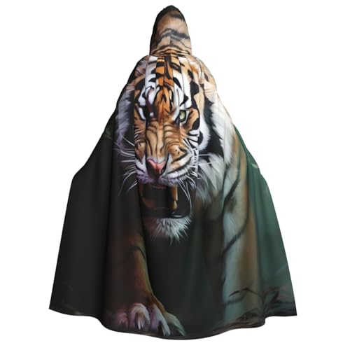 QVUEagriSJ Kapuzenumhang Halloween Kapuzenumhang Uni Halloween Umhang Dschungel Tiger Kapuzenmantel Cosplay Kostüme QVUEagriSJ Kapuzenumhang Halloween Kapuzenumhang Uni Halloween Umhang Dschungel Tiger Kapuzenmantel Cosplay Kostüme von QVUEagriSJ