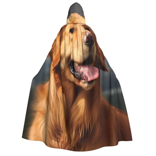QVUEagriSJ Kapuzenumhang Halloween Kapuzenumhang Uni Halloween Umhang Golden Retriever Hund 1 Kapuzenmantel Cosplay Kostüme QVUEagriSJ Kapuzenumhang Halloween Kapuzenumhang Uni Halloween Umhang Golden Retriever Hund 1 Kapuzenmantel Cosplay Kostüme von QVUEagriSJ