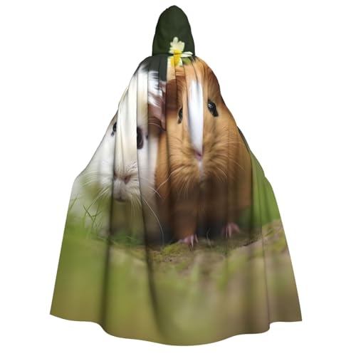 QVUEagriSJ Kapuzenumhang Halloween Kapuzenumhang Uni Halloween Umhang Meerschweinchen Kapuzenmantel Cosplay Kostüme von QVUEagriSJ
