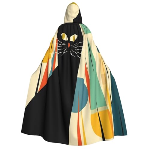 QVUEagriSJ Kapuzenumhang Halloween Kapuzenumhang Uni Halloween Umhang Mitte des Jahrhunderts Moderne Kunst Katze Kapuzenmantel Cosplay Kostüme QVUEagriSJ Kapuzenumhang Halloween Kapuzenumhang Uni Halloween Umhang Mitte des Jahrhunderts Moderne Kunst Katze Kapuzenmantel Cosplay Kostüme von QVUEagriSJ