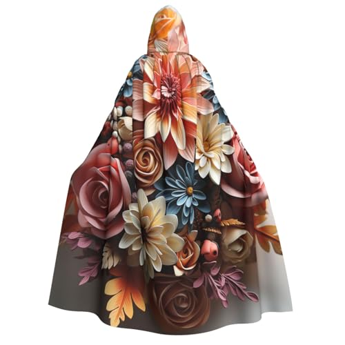 QVUEagriSJ Kapuzenumhang für Halloween, Uni, Halloween-Umhang, Blumenstrauß, Kapuzenmantel, Cosplay-Kostüme QVUEagriSJ Kapuzenumhang für Halloween, Uni, Halloween-Umhang, Blumenstrauß, Kapuzenmantel, Cosplay-Kostüme von QVUEagriSJ