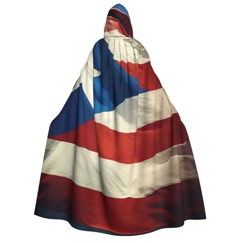 QVUEagriSJ Kapuzenumhang für Halloween, Uni, Halloween-Umhang, Puerto Rico, Tapetenflagge, Cosplay-Kostüme QVUEagriSJ Kapuzenumhang für Halloween, Uni, Halloween-Umhang, Puerto Rico, Tapetenflagge, Cosplay-Kostüme von QVUEagriSJ