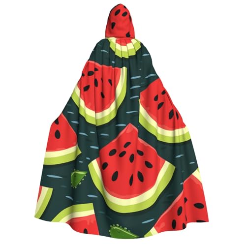 QVUEagriSJ Kapuzenumhang für Halloween, Uni, Halloween-Umhang, Wassermelonenscheiben, Kapuzenmantel, Cosplay-Kostüme QVUEagriSJ Kapuzenumhang für Halloween, Uni, Halloween-Umhang, Wassermelonenscheiben, Kapuzenmantel, Cosplay-Kostüme von QVUEagriSJ