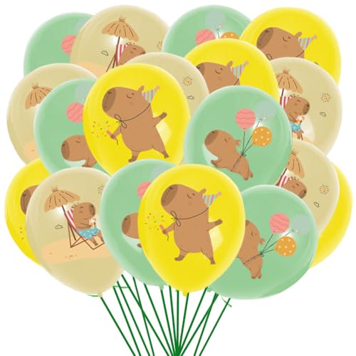 Capibala balloon,18PCS Foto-Hintergrund-Requisiten,Kreative Cartoon-Luftballons, Cartoon Folie Dekoration Ballon Geburtstagsfeier Hochzeit Festival Ballon Capibala balloon,18PCS Foto-Hintergrund-Requisiten,Kreative Cartoon-Luftballons, Cartoon Folie Dekoration Ballon Geburtstagsfeier Hochzeit Festival Ballon von QWEPU