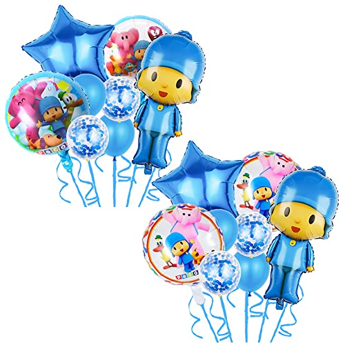Little p Youyou Ballonset,16 PCS Geburtstag Deko Ballonset,Party Deko Ballonset,Luftballons Set,Little p Youyou Thematische Dekoration Für Kindergeburtstag,Ballonset von QWEPU
