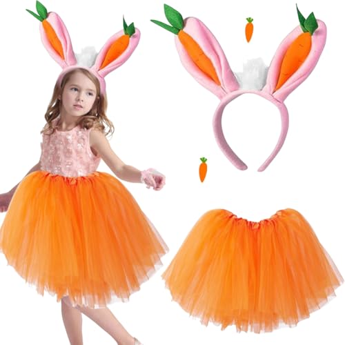 QWEPU 2 Stück Hasenkostüm Hasen Kostüm - Bunny Karotte Plüsch Haarreifen, Hase Kostüm, Osterhasen Hüte Kostüm Zubehör für Erwachsene Ostern, Cosplay, Halloween Karneval QWEPU 2 Stück Hasenkostüm Hasen Kostüm - Bunny Karotte Plüsch Haarreifen, Hase Kostüm, Osterhasen Hüte Kostüm Zubehör für Erwachsene Ostern, Cosplay, Halloween Karneval von QWEPU