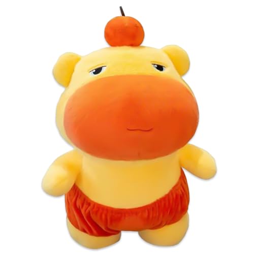 QWEPU Capybara Puppe, Capybara Kuscheltier,Capybara Plüschtier,30 cm Plüsch Stofftier Geschenk für Kinder, Home Deko Spielzeug Geschenk Kinder (Gelb) von QWEPU
