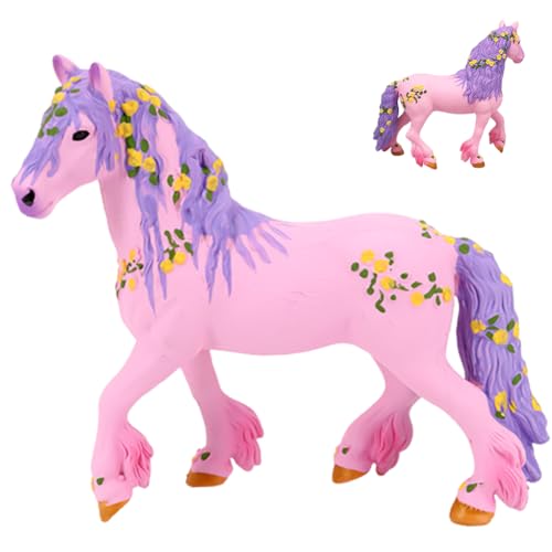 QWEPU Einhorn Spielfigur Meereseinhorn, Pferde Spielfigur Einhorn, Mythische Pegasus Modell Magische Energie Kreatur Rosa Pferde, Fantastische Figuren Geschenk für Mädchen und Jungen 13 x 10 cm QWEPU Einhorn Spielfigur Meereseinhorn, Pferde Spielfigur Einhorn, Mythische Pegasus Modell Magische Energie Kreatur Rosa Pferde, Fantastische Figuren Geschenk für Mädchen und Jungen 13 x 10 cm von QWEPU
