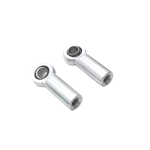 2 STK. RC-Teile, Metall-Upgrade, Positives Gewinde, Umgekehrtes Gewinde, Länge 18 Mm, Loch 3 Mm, Dicke 4,5 Mm, Spurstangen-Kugelschnalle, Modifizierte Teile RC Ersatzteile(White) von QWHTYO