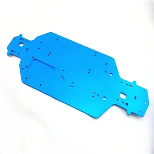 Für 1/10 94103 94123 RC Upgrade Teile Spielzeug Auto Chassis Upgrade Zubehör Metall 03001 Chassis 3 Mm Dicke 03602 Modifizierte Teile RC Ersatzteile(Blue) von QWHTYO