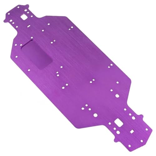 Für 1/10 94103 94123 RC Upgrade Teile Spielzeug Auto Chassis Upgrade Zubehör Metall 03001 Chassis 3 Mm Dicke 03602 Modifizierte Teile RC Ersatzteile(Yellow) von QWHTYO