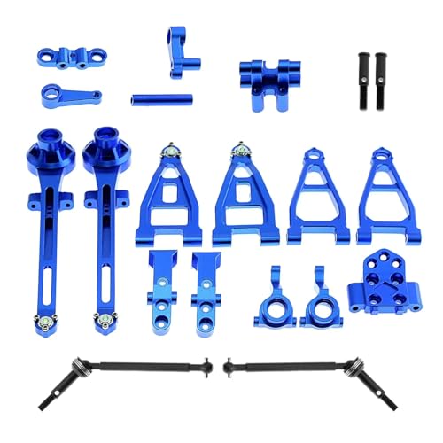 Für 58719 1:10 2WD RC Fahrzeuge Fernbedienung Auto Upgrade Kits Einfach Zu Installierende Änderungszubehör RC Ersatzteile(Blue) von QWHTYO