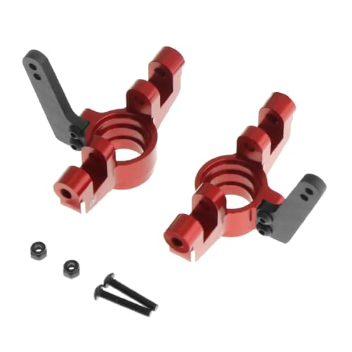 Für Arrma 1/8 Für Mojave 4S 1/10 Für Kraton Für Outcast 4S 4X4 Für BLX RC Upgrade Teile Metall Lenkung Lenkblöcke Modifizierte Teile RC Ersatzteile(Red) von QWHTYO