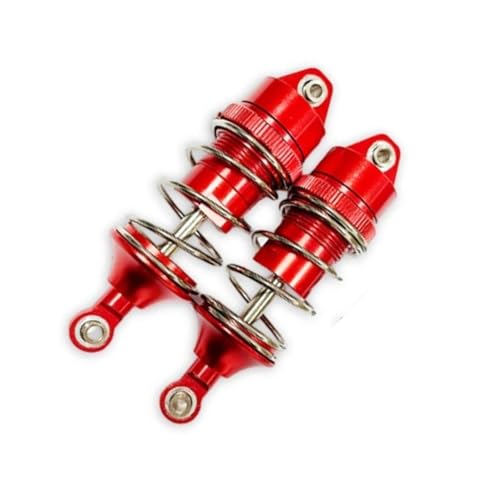 Für Arrma Für Vendetta 1/8 Rc Teil Upgrade Zubehör Aluminium Legierung Stoßdämpfer Ersatz Dämpfer Modifizierte Teile RC Ersatzteile(Red) von QWHTYO