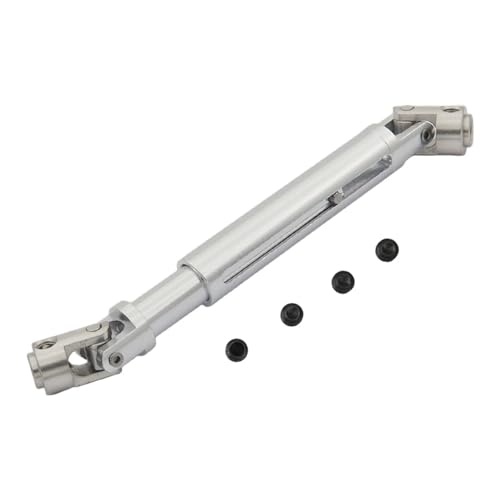 Für Axial Für SCX10 AX10 Für Tamiya CC01 D90 TF2 1/10 RC Upgrade Teile Für Rock Crawler Aluminium Antriebswelle Joint CVD 103-150mm RC Ersatzteile(Silver) von QWHTYO