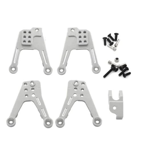 Für Axial Für SCX10 II 90046 90047 1/10 RC Teile CNC Aluminium Legierung Shock Mount Dämpfer Türme Änderung Zubehör RC Ersatzteile(White) von QWHTYO