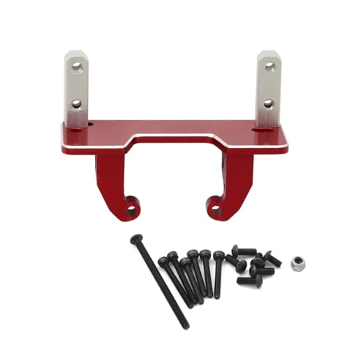 Für Axial Für SCX10 II 90046 AR44 MN999 1/10 RC Crawler Upgrade Teile Metall Achse Servo Halterung Basis Stehen Geändert Teile RC Ersatzteile(Red) von QWHTYO