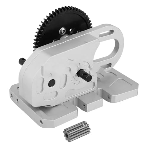 Für Axial Für SCX10 II III Für Capra Für TRX4 1/10 RC Crawler Upgrade Teile 2 Niedrigen Getriebe Mittleren Getriebe Box Mit Getriebe Skid Platte RC Ersatzteile(White) von QWHTYO