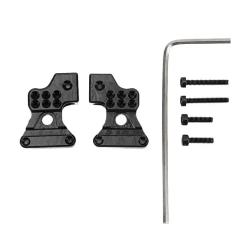 Für Axial Für SCX24 AXI90081 AXI00001 AXI00002 1/24 RC Aluminium Hinten Shock Tower Vibration Reduktion Upgrade Teile RC Ersatzteile(Black) von QWHTYO