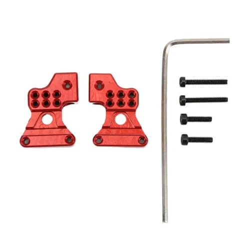 Für Axial Für SCX24 AXI90081 AXI00001 AXI00002 1/24 RC Aluminium Hinten Shock Tower Vibration Reduktion Upgrade Teile RC Ersatzteile(Red) von QWHTYO