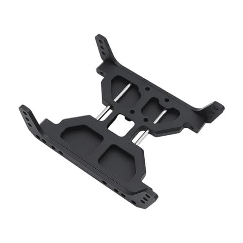 Für Axial Für Scx10 1/10 RC Crawler Upgrade Teile Aluminium Chassis Skid Platte Metall Übertragung Platte Modifizierte Teile RC Ersatzteile(Black) von QWHTYO