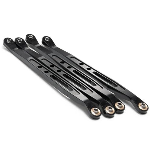 Für Axial Für Wraith 90018 1/10 RC Crawler Autoteile Aluminium Obere Und Untere Aufhängungsverbindungsstange Modifizierte Teile RC Ersatzteile(Black,LowerLink Rod) von QWHTYO