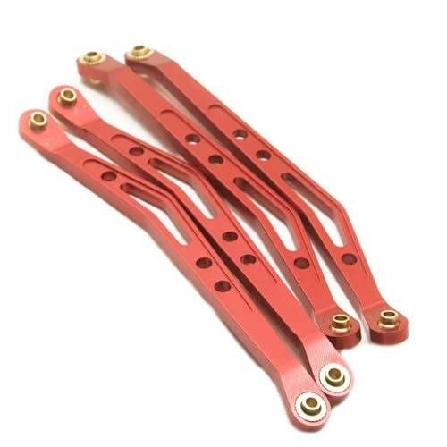 Für Axial Für Wraith 90018 1/10 RC Crawler Autoteile Aluminium Obere Und Untere Aufhängungsverbindungsstange Modifizierte Teile RC Ersatzteile(Red,Upper Link Rod) von QWHTYO