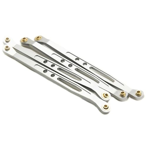 Für Axial Für Wraith 90018 1/10 RC Crawler Autoteile Aluminium Obere Und Untere Aufhängungsverbindungsstange Modifizierte Teile RC Ersatzteile(Silver,LowerLink Rod) von QWHTYO