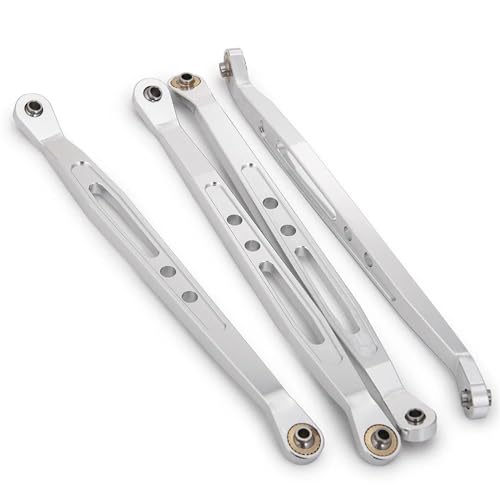 Für Axial Für Wraith 90018 1/10 RC Crawler Autoteile Aluminium Obere Und Untere Aufhängungsverbindungsstange Modifizierte Teile RC Ersatzteile(White,LowerLink Rod) von QWHTYO