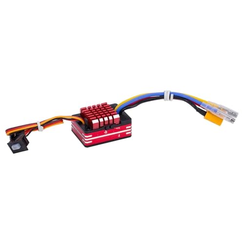 Für Axial Scx10 Trx4 Für Capra Für MST Für Lcg 1/10 RC Für Crawler Wasserdicht 80A Gebürstet ESC Elektronische Geschwindigkeit Controller 6,5 V/5A BEC RC Ersatzteile(Red) von QWHTYO
