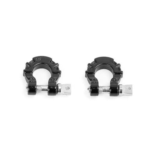 Für Crawler TRX6 Für Axial SCX10 90046 AXI03007 Für Redcat Für MST 1:10 Für Modell RC Metall Anhänger Abschlepphaken Kette Zubehör Upgrades Teile Zubehör RC Ersatzteile(Black) von QWHTYO
