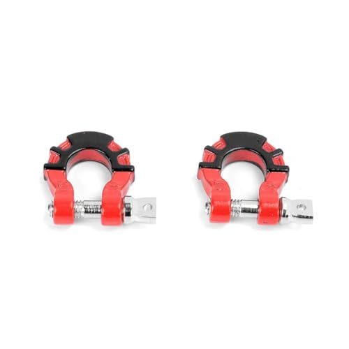 Für Crawler TRX6 Für Axial SCX10 90046 AXI03007 Für Redcat Für MST 1:10 Für Modell RC Metall Anhänger Abschlepphaken Kette Zubehör Upgrades Teile Zubehör RC Ersatzteile(Red) von QWHTYO