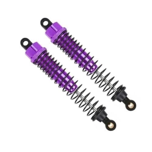 Für HSP 108004 182004 08001 08058 RC Teile Metall Stoßdämpfer Dämpfer 108mm 1/10 Für Monster Truck Upgrade Teile Zubehör RC Ersatzteile(Purple,2pcs) von QWHTYO
