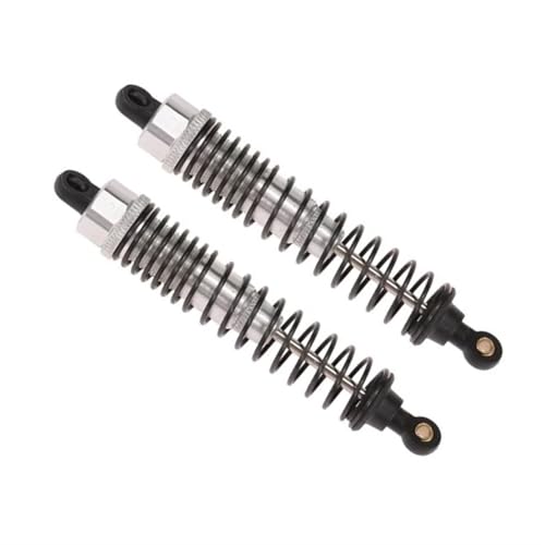 Für HSP 108004 182004 08001 08058 RC Teile Metall Stoßdämpfer Dämpfer 108mm 1/10 Für Monster Truck Upgrade Teile Zubehör RC Ersatzteile(Silver,2pcs) von QWHTYO