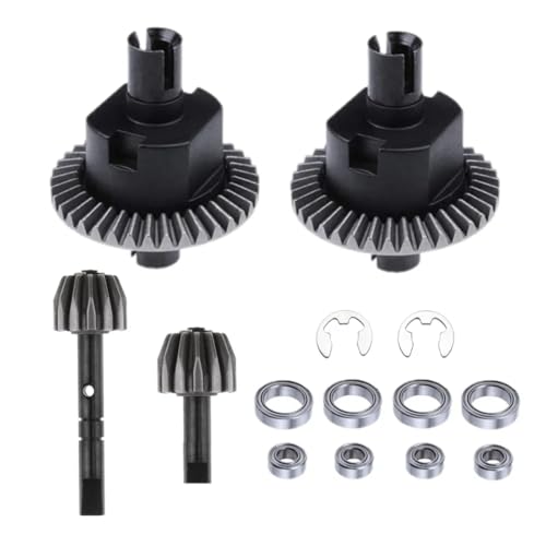 Für HSP Für Redcat Für Volcano 94123 94107 94111 94118 94166 1/10 RC Upgrade Teile Vorne Und Hinten Differential Und Getriebe Kit Modifizierte Teile RC Ersatzteile von QWHTYO