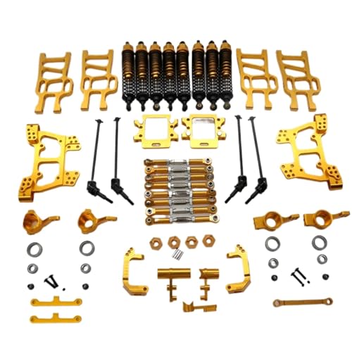 Für HSP HSP94108 HSP94110 HSP94111 1/10 RC Auto Crawler Auto Upgrade Teile Schwinge Stoßdämpfer Lenkung Gruppe Modifizierte Teile RC Ersatzteile(Yellow) von QWHTYO