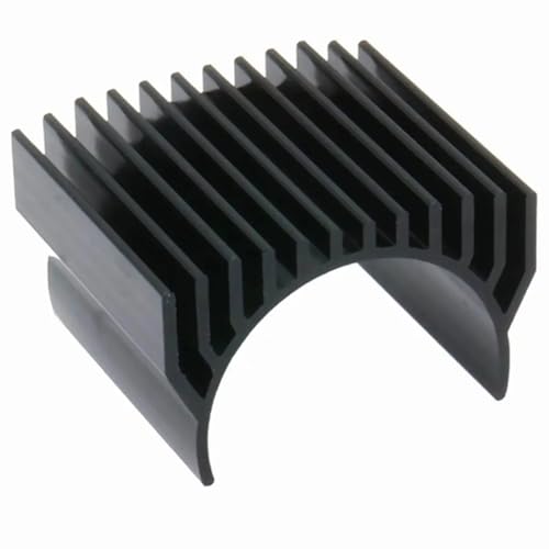 Für Hsp, Für Arrma, Für Axial, Für Traxxas 1:10 540 550. Motorkühlkörper Kann 40 X 40 Mm Lüfter Installieren (ohne) Für RC-Modellauto RC Ersatzteile(Black) von QWHTYO