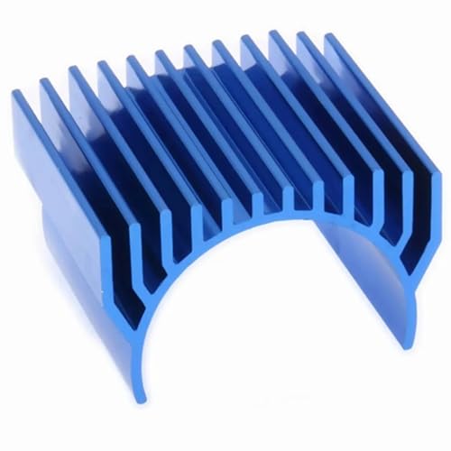 Für Hsp, Für Arrma, Für Axial, Für Traxxas 1:10 540 550. Motorkühlkörper Kann 40 X 40 Mm Lüfter Installieren (ohne) Für RC-Modellauto RC Ersatzteile(Blue) von QWHTYO