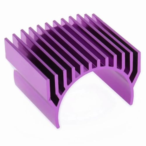 Für Hsp, Für Arrma, Für Axial, Für Traxxas 1:10 540 550. Motorkühlkörper Kann 40 X 40 Mm Lüfter Installieren (ohne) Für RC-Modellauto RC Ersatzteile(Purple) von QWHTYO